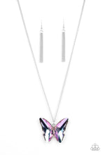 Load image into Gallery viewer, The Social Butterfly Effect  - Purple Necklace 1403n