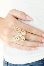 Load image into Gallery viewer, Flauntable Flutter - Gold Ring