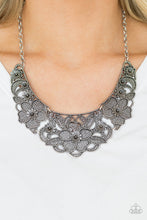 Load image into Gallery viewer, Petunia Paradise - Silver Necklace