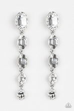 Load image into Gallery viewer, Red Carpet Radiance - White Earring