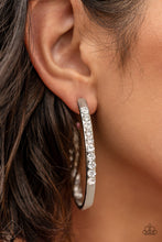 Load image into Gallery viewer, Borderline Brilliance - White Earring
