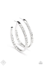 Load image into Gallery viewer, Borderline Brilliance - White Earring