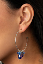 Load image into Gallery viewer, Dazzling Downpour - Blue Earring