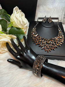 The Tanisha - Zi Collection Necklace and Bracelet Set