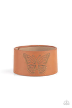 Load image into Gallery viewer, Flirty Flutter - Brown Bracelet 1637b