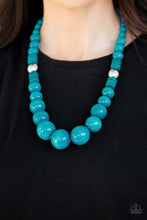 Load image into Gallery viewer, Panama Panorama - Blue Necklace