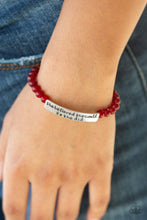 Load image into Gallery viewer, So She Did - Red Bracelet