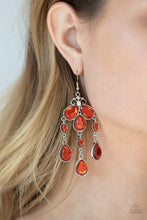 Load image into Gallery viewer, Clear The HEIR - Orange Earring