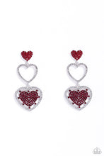 Load image into Gallery viewer, Couple’s Celebration - Red Earring