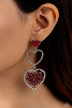 Load image into Gallery viewer, Couple’s Celebration - Red Earring