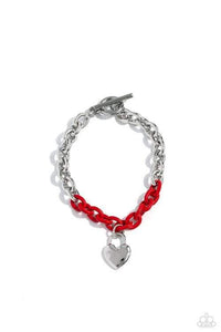 Peaceful Potential - Red Bracelet 1825b