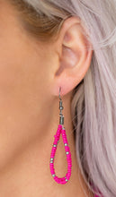 Load image into Gallery viewer, Rio Rainforest - Pink  Necklace 1032n