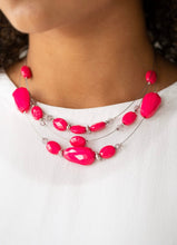 Load image into Gallery viewer, Radiant Reflection - Pink Necklace 1028n