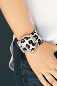 Asking FUR Trouble - White Bracelet 1605B