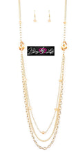 Load image into Gallery viewer, Dare To Dazzle - Gold Necklace 1018n