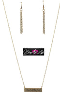 Load image into Gallery viewer, Land Of The Free - Brass Necklace  1019n