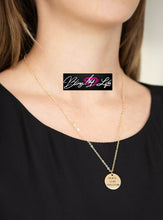 Load image into Gallery viewer, Freedom Isn’t Free - Gold Necklace 1015n