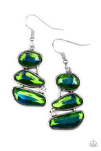 Load image into Gallery viewer, Gem Galaxy - Green Earring