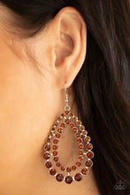 Load image into Gallery viewer, Glacial Glaze - Brown Earring 2829
