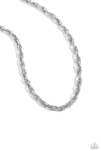 Braided Ballad - Silver Necklace 1238n