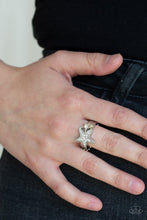 Load image into Gallery viewer, Star-Spangled Starlet - White Ring