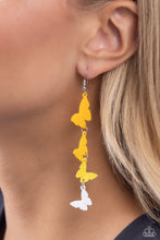 Load image into Gallery viewer, Haphazard Headliner -Yellow Earring 2934e