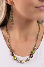 Load image into Gallery viewer, Emphatic Edge- Brass Necklace 1484n