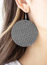 Load image into Gallery viewer, Plaited Plains - Silver Earring