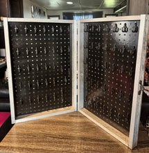 Load image into Gallery viewer, Jewelry Case - Silver  &amp; Black $55 plus  $15 shipping