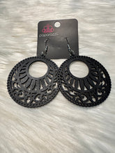 Load image into Gallery viewer, Coachella Cabana - Black Earring