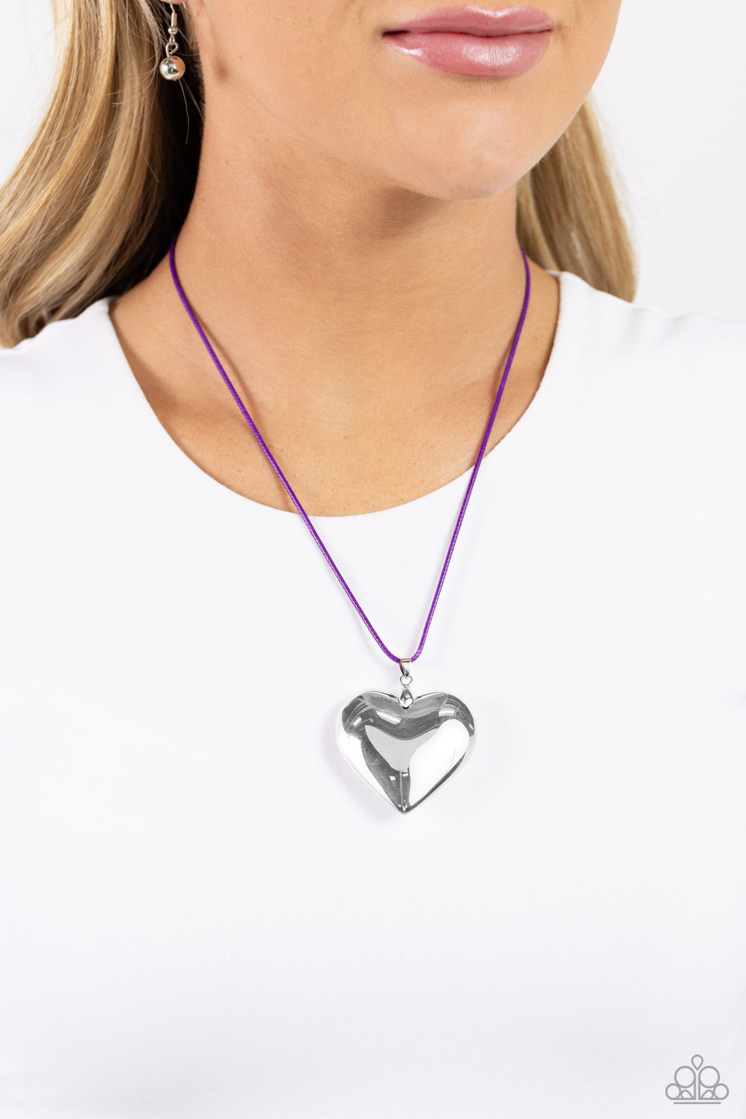 Devoted Daze -Purple Necklace 1485n