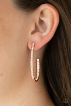 Load image into Gallery viewer, Globetrotting Glitter - Copper Earring 2520e