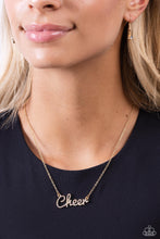 Load image into Gallery viewer, Cheer Squad - Gold Necklace 1486n