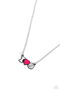 Met Me at The Net - Pink Necklace 1489n