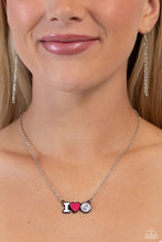 Load image into Gallery viewer, Met Me at The Net - Pink Necklace 1489n