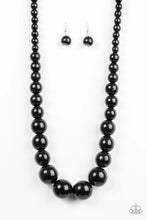 Load image into Gallery viewer, Effortlessly Everglades- Wooden Black Necklace 1211n
