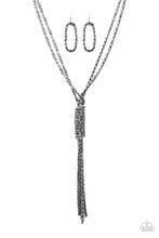 Load image into Gallery viewer, Boom Boom Knock Out - Black Necklace 38n