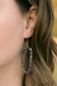 Boom Boom Knock Out - Black Necklace 38n