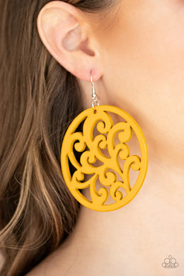 Fresh Off The Vine - Yellow Earring 2678E