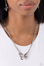 Load image into Gallery viewer, Midair Monochromatic- Silver Necklace 1082n