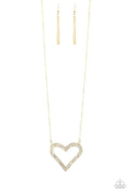 Load image into Gallery viewer, Pull Some Heart - Gold Necklace 1134N