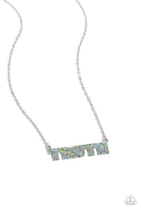 Truth Trinket - Blue Necklace 1495n