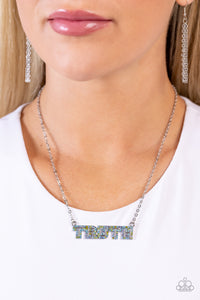 Truth Trinket - Blue Necklace 1495n