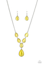 Load image into Gallery viewer, Dewy Decadence - Yellow Necklace 1260N