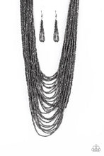 Load image into Gallery viewer, Dauntless Dazzle - Black Necklace 1186 N