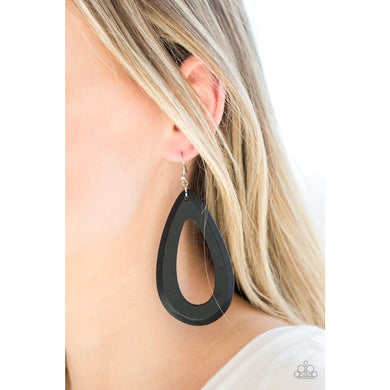 Malibu Mimosas - Black Earring