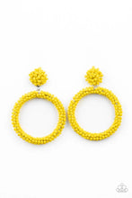 Load image into Gallery viewer, Be All You Can BEAD - Yellow Earring