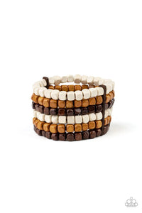 Tropical Tundra - Brown Bracelet 1513b