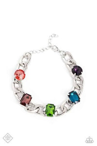 Audaciously Affixed - Multi Necklace & Bracelet Set