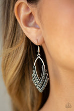 Load image into Gallery viewer, Tour De Fource - Black Earring